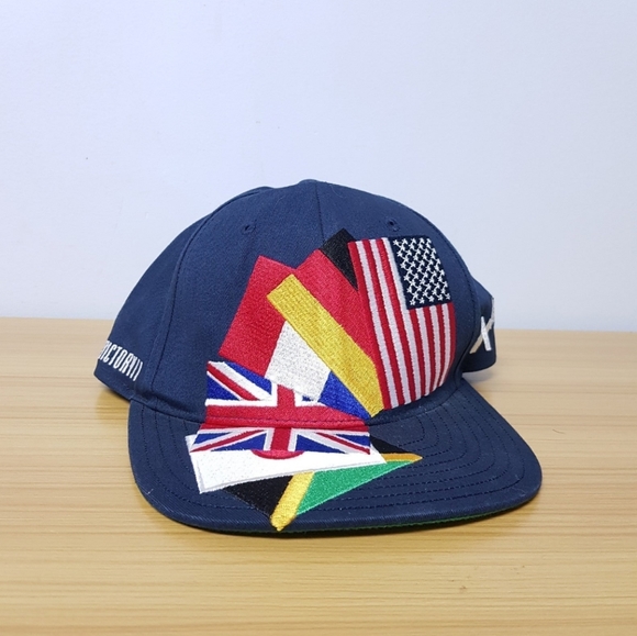 starter x 10‎ Deep Victory World Flag Snap Back Hat Embroidered Olympic - Picture 1 of 7